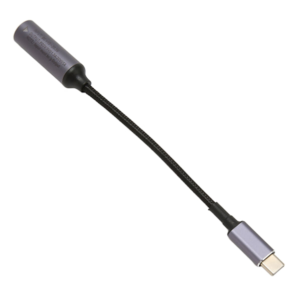 DC til Type C Kabel 6.5mmx1.4mm 100W Hun Input til Han Output Nylon Type C til DC6514 Kabel til Tablet Telefon PC