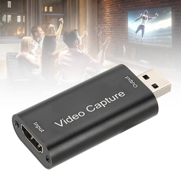 USB 2.0 HD Video Capture Card Portabelt Datortillbehör för Windows Android OS X
