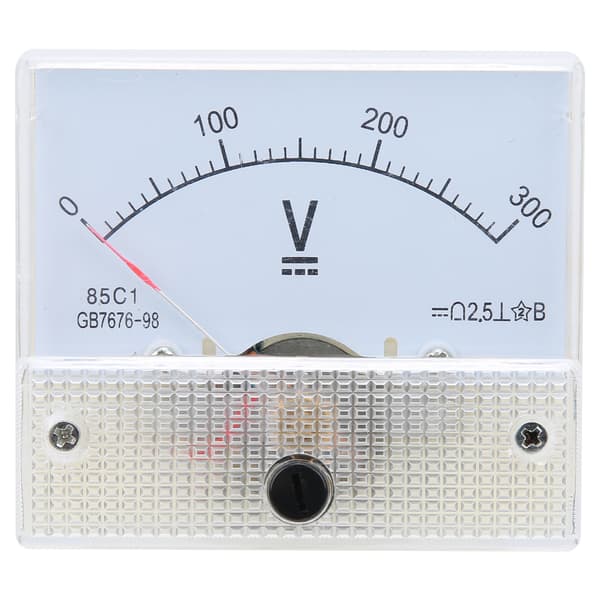 Høj præcision DC Pointer Voltmeter 0~300V - Nem installation og måling