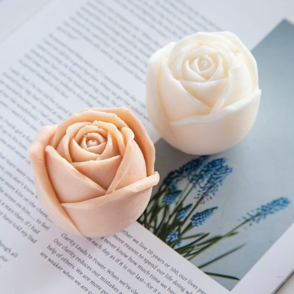 6 hulrums Rose Mousse Kageform Feriefest DIY Sæbe Chokoladebageplade