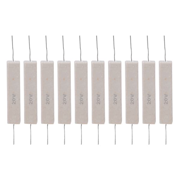 10 stk. cementmodstande 20W 10 Ohm ±5% høj nøjagtighed til printplader