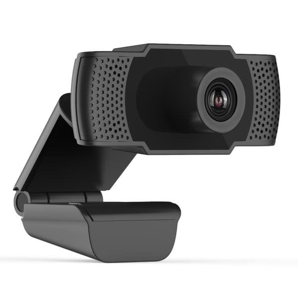 1080p Webcam med indbygget mikrofon, sort computerkontorkamera, gratis enhed USB X22