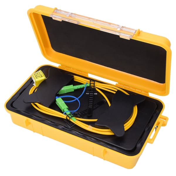 OTDR Startkabelbox SC APC Singlemode Fiber Optisk 500M