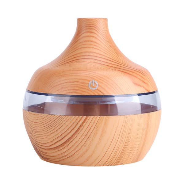 USB-luftfukter og oljediffuser med trekorn (300 ml)
