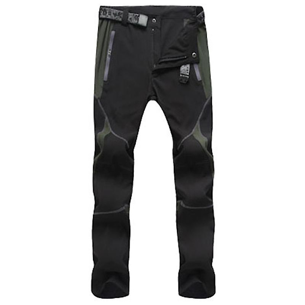 Herre Colorblock Vandrebukser med Zip-bukser Black And Gray M