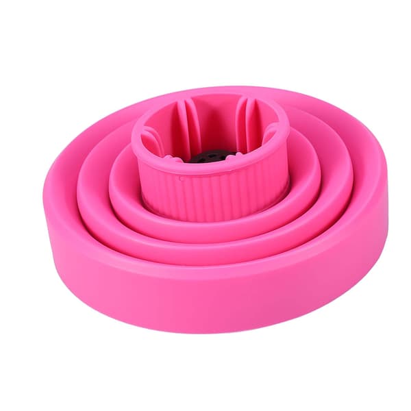 Sammenleggbar hårføner Diffuser Hylster Styling Frisørverktøy (rosa)