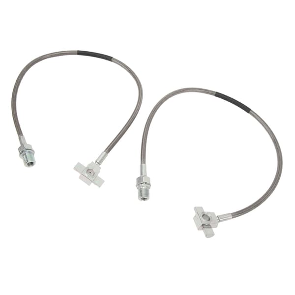 2 stk. bremseledninger i rustfritt stål 89340S erstatning for Chevy C10 C20 C30 K10 K20 K30 K5