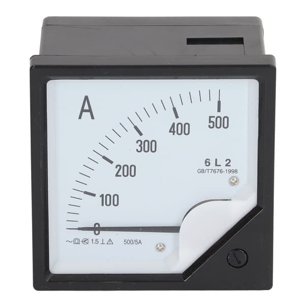 Analogt Amperemeter Pointer AC Strømmåler 0-500A Amp Tester Panel