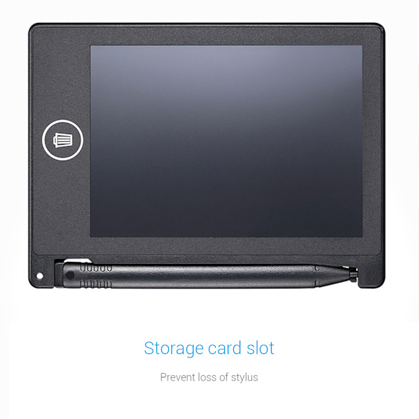 4,4 tommer bærbar LCD E-Writer Tablet Digital Notesblok til Studerende Skrivning Tegning Grafik Tablet