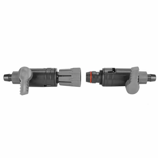 Dubbel Snabbkoppling Akvarium Vattenkontrollventil Akvariumslang K12 16mm