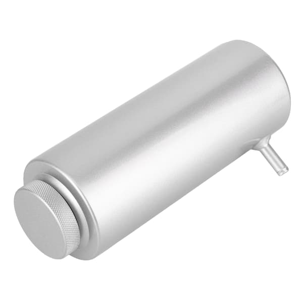 Køler Aluminium Kølevæske Spild Reservoir Tank 800ml Universal Bil Sølv