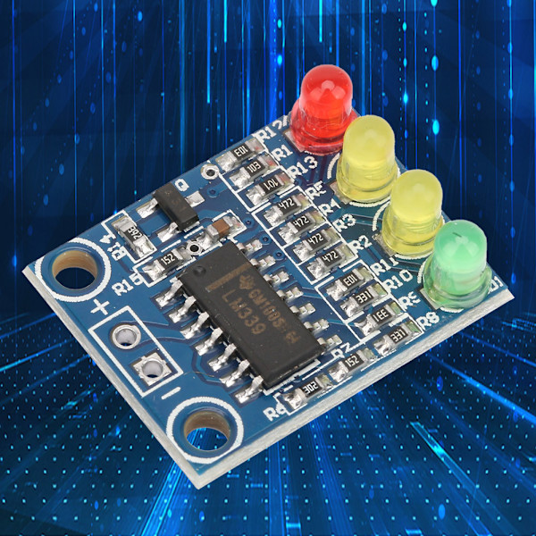 12V Batterikapasitetsindikator Modul 4 Sifret LED-display