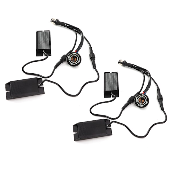 1157 Bil LED Lys Split Dobbel Motstand Dekoder Avtakbar Design for 2‑Farge/3‑Farge Lys