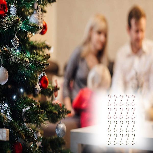 Julestrømpeholdere til kappe, strømpebøjler Kroge til pejs Julefestpynt