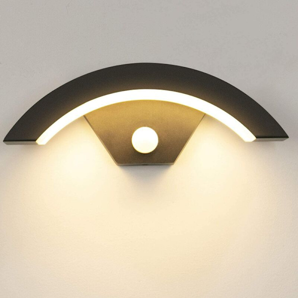 Utomhus vattentät vägglampa LED inomhus Människokropp Smart induktionsvägglampa 12W varm vit，för inomhus och utomhus
