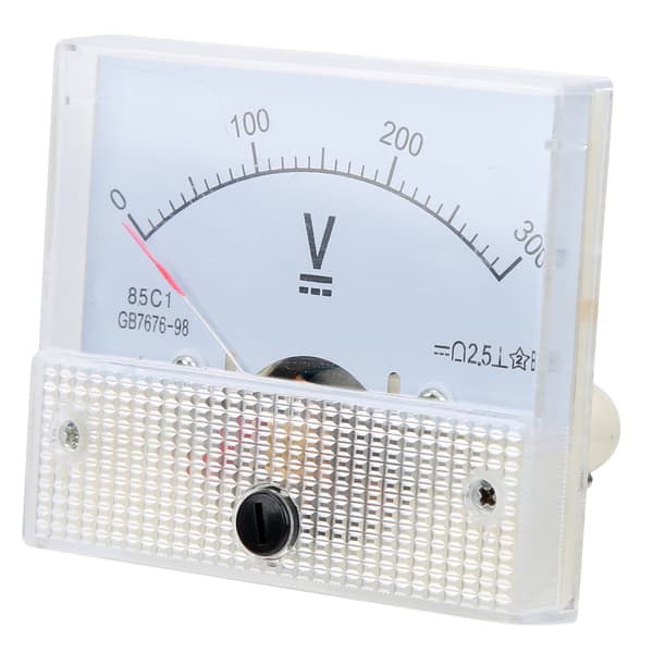 Høj præcision DC Pointer Voltmeter 0~300V - Nem installation og måling