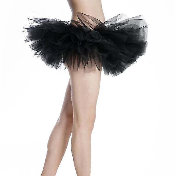 Voksen Tutu nederdel til kvinder, teenagere ballet nederdele black