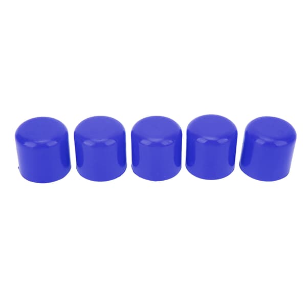 5-pack silikonskyddslock 30 mm flexibel hållbar universal vakuumslangplugg blå