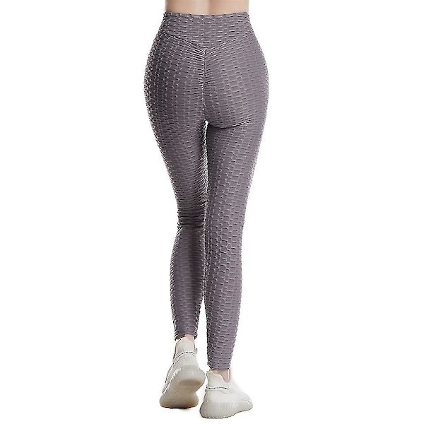 Naisten korkeavyötäröiset superjoustavat leggingsit Grey S