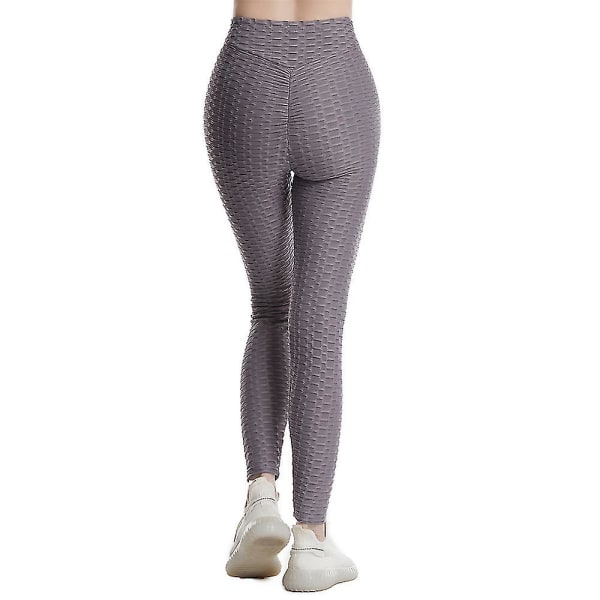 Super Stretch Leggings med hög midja för kvinnor Grey S