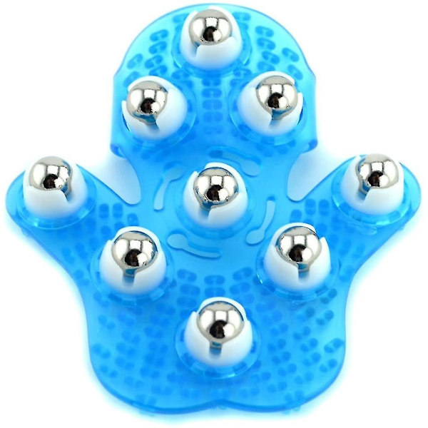 SPA push-back meridian borstkula massager (blå)