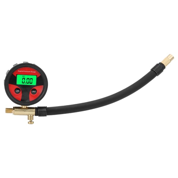 Bil Multifunksjon LCD Digital Dekktrykksmåler Inflator Tester
