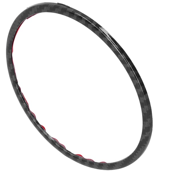 Mazda 3 Axela 2020 Kulfiber Blank Sort Ratpanelkappe Trim Paljetter Cirkelmærke Ring