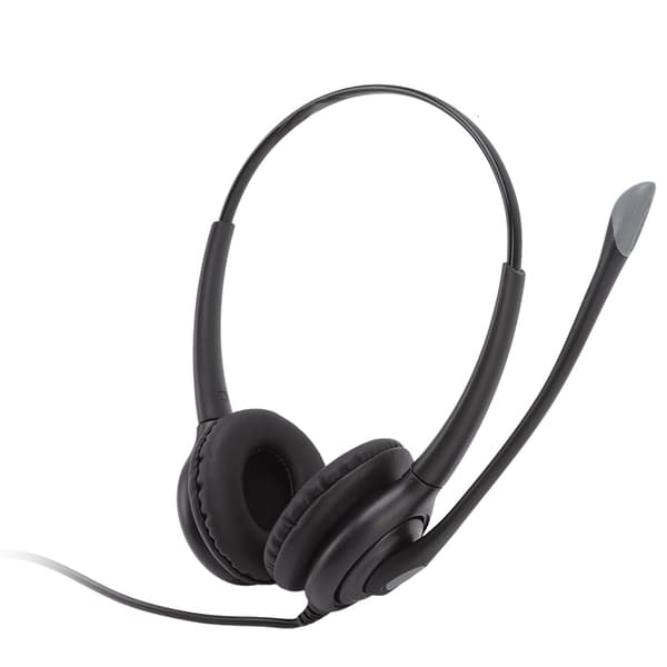 Støyreduserende USB-headset med mikrofon for PC Ergonomisk Klar Samtale Volumkontroll