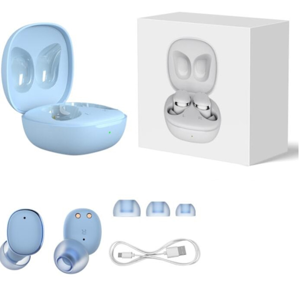 Macaron Mini In-Ear Bluetooth-hovedtelefoner (Himmelblå)