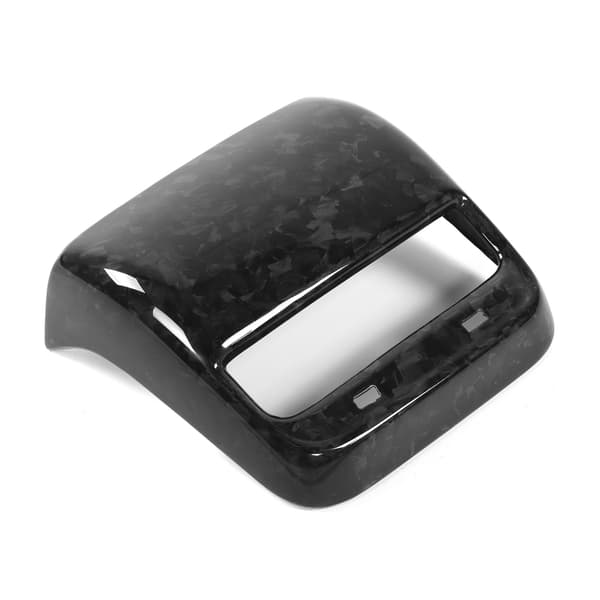 Tesla Model 3 2018-2021 Luftventil deksel i karbonfiber, blank marmorfinish