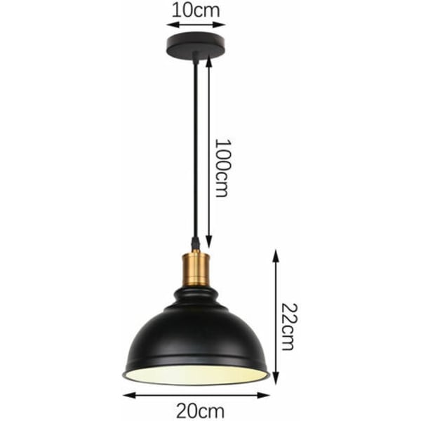 Vintage smidesjärn ljuskrona retro industriell metall taklampa Kök Bar Restaurang Vardagsrum Café Loft E27 Bla
