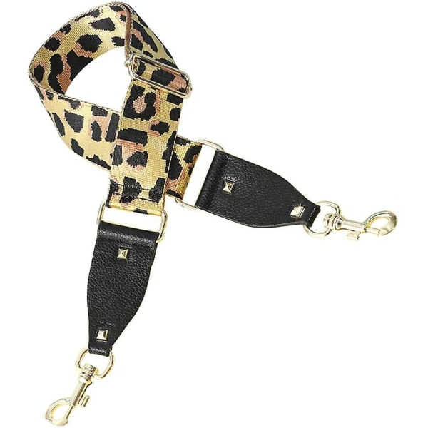Rem, justerbar, gul leopardprint