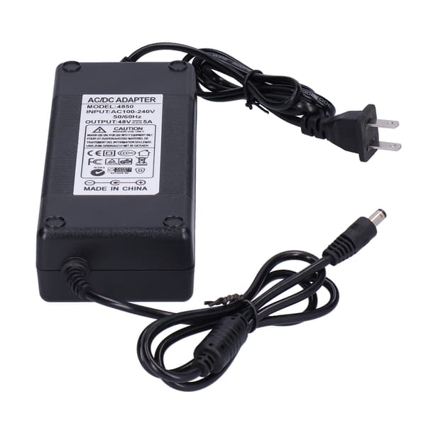 48V 5A 100-240V US-kontakt Switch Mode Strömförsörjningsadapter Distributionskontrollutrustning
