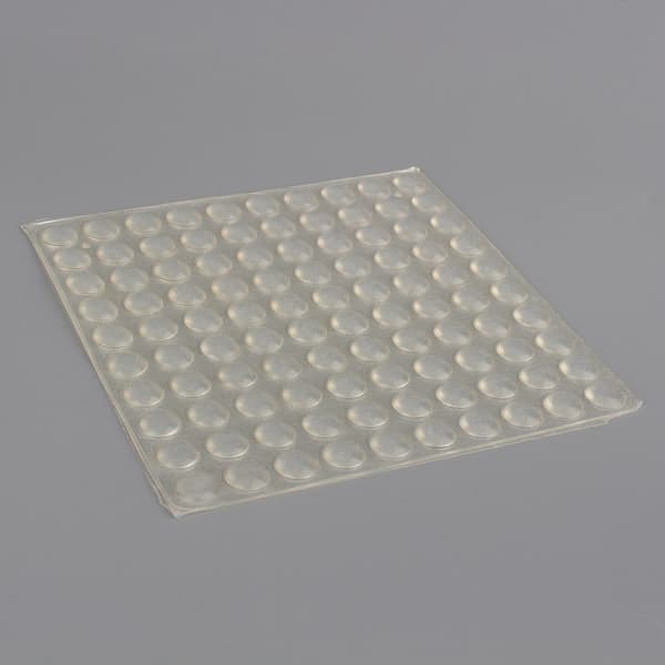 Självhäftande silikonfötter som dämpar stötar för dörrmöbler, 100-pack, 8x2,5 mm