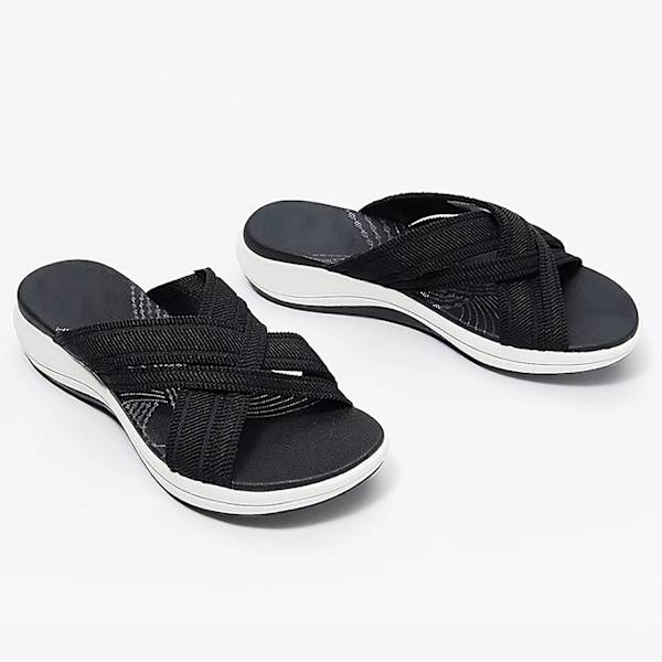 Wedge Fly Woven Crossover Sandaalit Pyöreäkärkinen