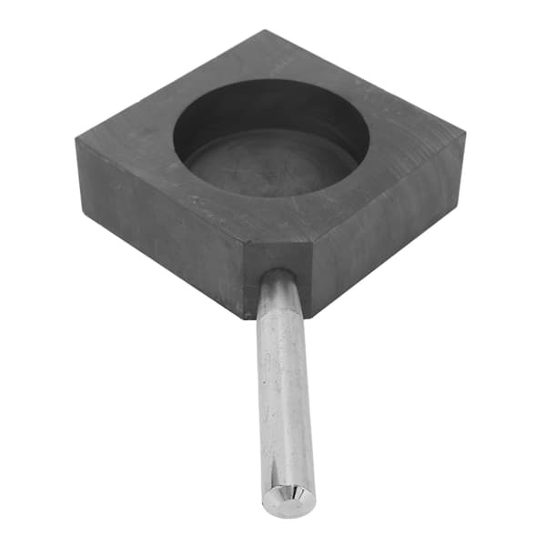 Högren Grafitform för Hög Temperatur 6 cm Diameter 2 cm Djup