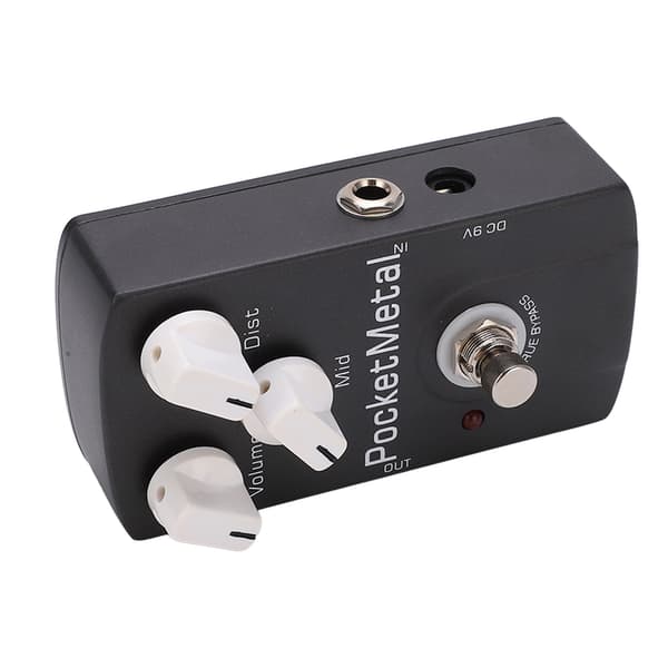 Elektrisk Guitar Effekt Pedal Pocket Metal True Bypass Enkelt Instrument Tilbehør