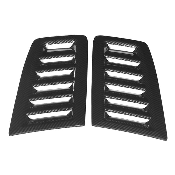 Par med frontluker, luftuttak for panser, erstatning for Focus RS MK2-stil, universal, karbonfiber-stil