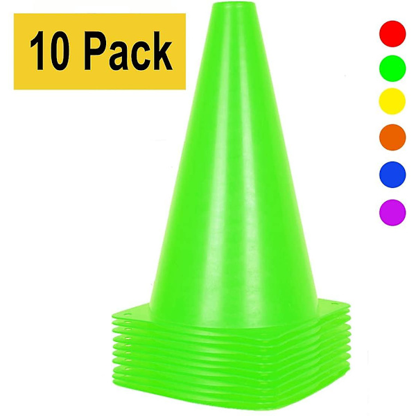 Liikennekyltin este, kartiomainen piippu, 23 cm, vihreä, 10 kpl