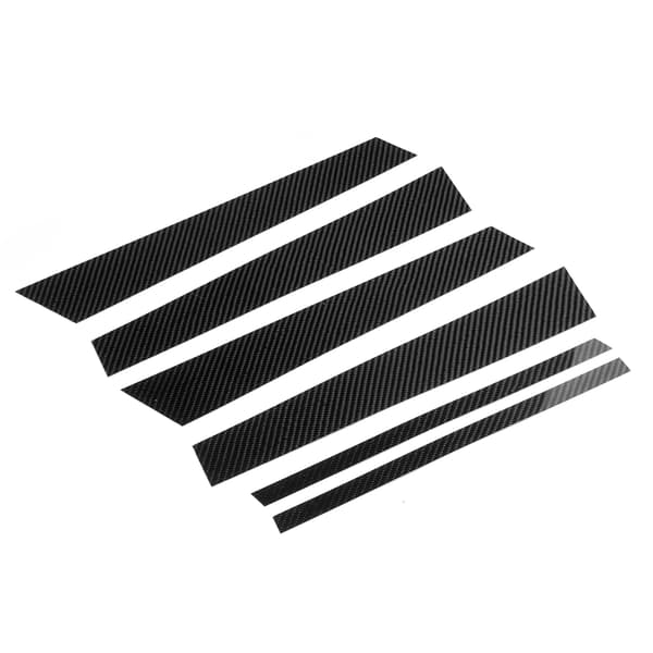 6st/set B-stolpskydd kolfiber exteriörskydd Dekor Passar för X1 E84 2011-2015
