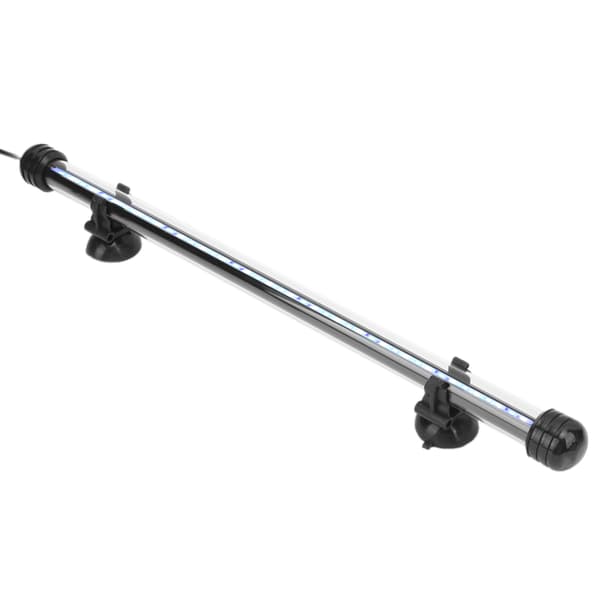 Vanntett LED-belysning for akvarium, 3 moduser, dimbar, 100-240V US-plugg, 38CM