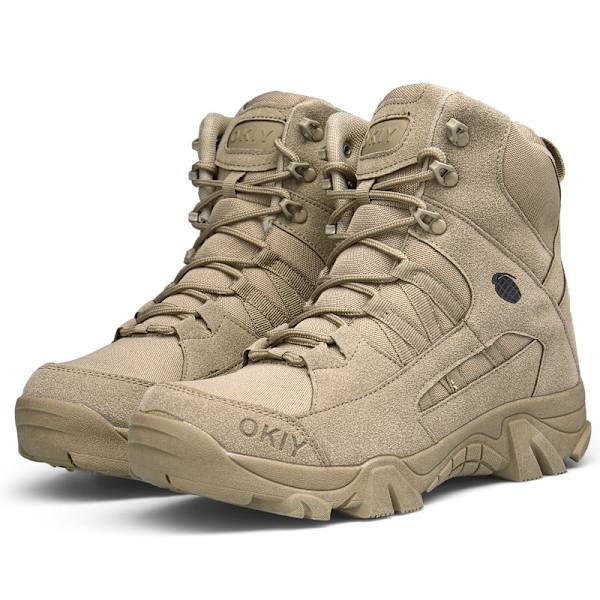 Udendørs vandtætte slidbestandige high-top vandrestøvler Sand color 41
