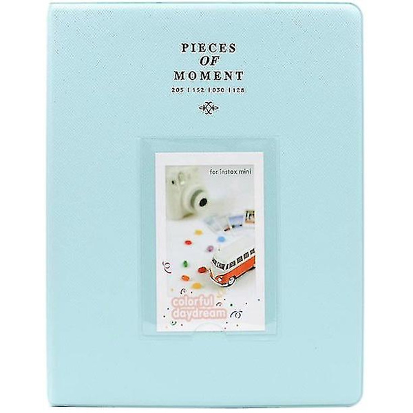 128 kpl Polaroid MINI valokuvaliite valokuvakokoelmakirja Lake Blue