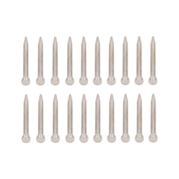 20 st 4 mm utbytesstift för centerpunch i stål