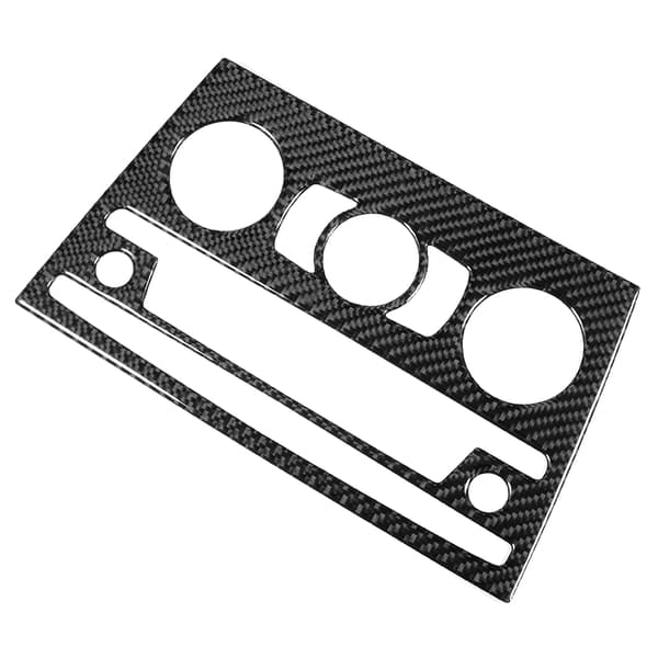 Bil Airconditionering CD Panel Trim Ramme Kulfiber Dekoration Passer til E84 X1 2011-2015