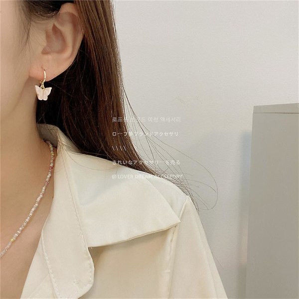 Örhängen New Arrival Butterfly Girls&#39; Modesmycken Ac2455 D164