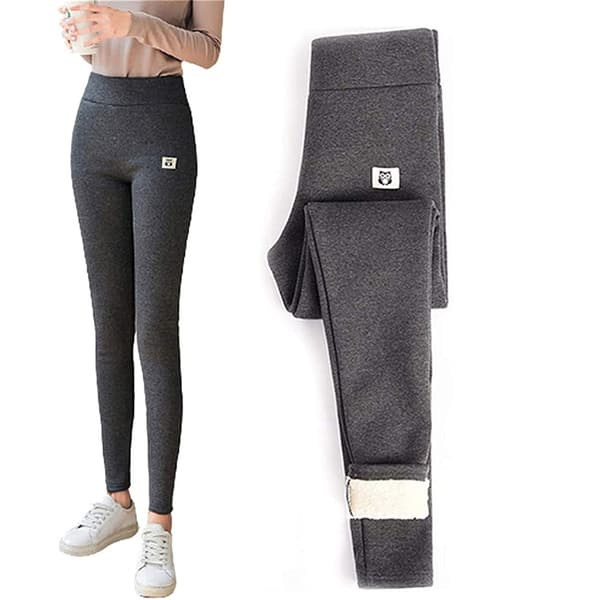 Vintervarme Cashmere Ull Leggings - Vindtette og elastiske bukser