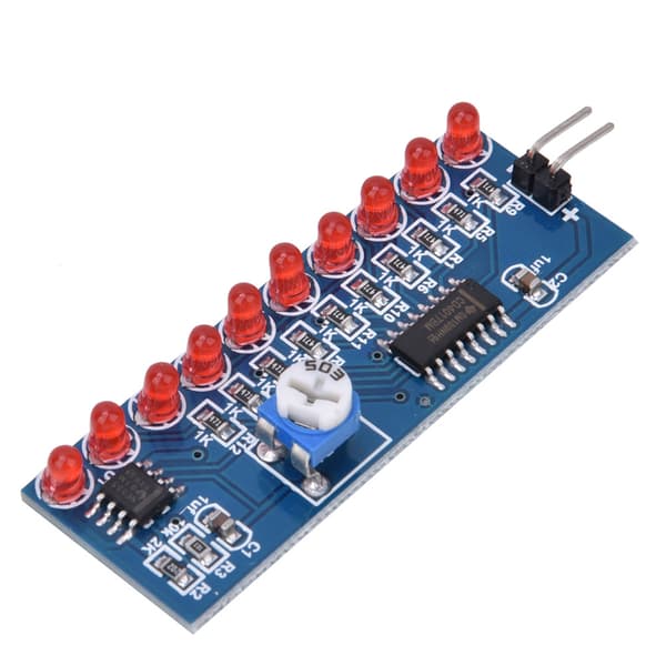 NE555 CD4017 LED Chaser Vattenflöde Ljusmodul DIY Elektronisk Krets Kit 2st
