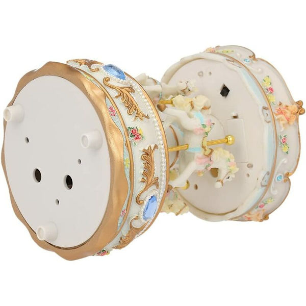 Carousel Music Box Heminredning Music Box (Blå [Music:Castle in THE sky])