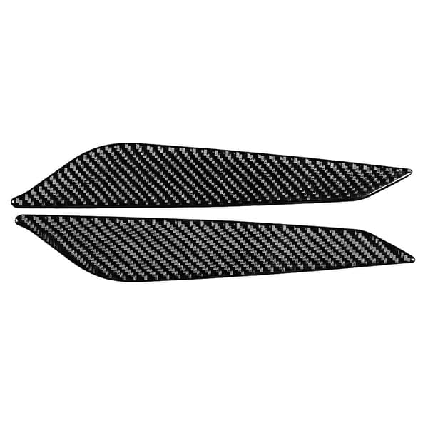 2 st Kolfiber Bil Mittkonsol Växel Sida Panel Trim Dekal Passar Audi A4 B9 2017-2019